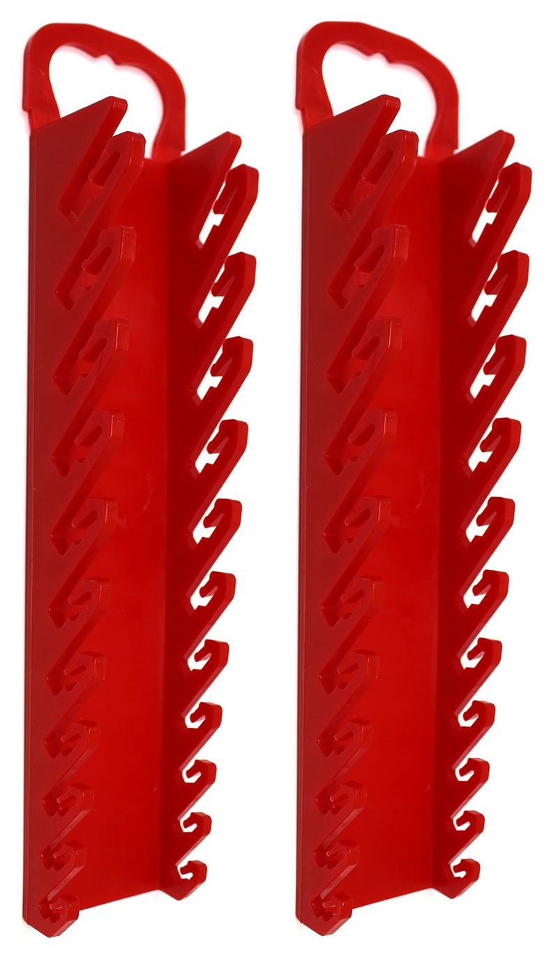 JSP Manufacturing 11-Tool Gripper Wrench Organizer Tool Tray Kit for Stubby or Line Wrenches (4 Piece Kit  Black & Red) - Image 5